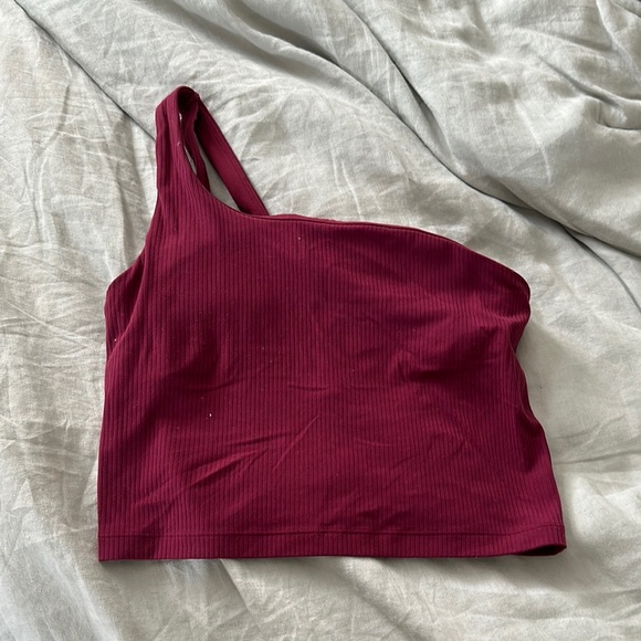 Lululemon ribbed one shoulder top - Picture 1 of 3